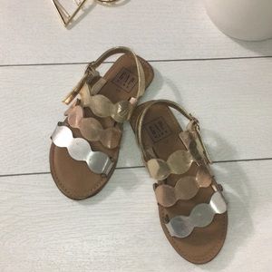 Gap Girls Metallic Sandals